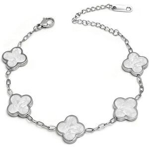 Silver Bracelets For Women Four Leaf Clover Bracelet Silver Jewelry For Women